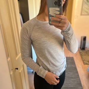 Gray long sleeve